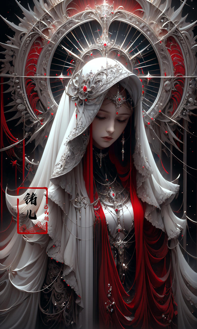 606247209521969071-1446039859-the goddess by shadrach jaroshelev, in the style of gothic futurism, dark white and light red, hyper-detailed illustrations, uhd.jpg